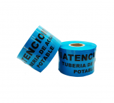 Banda PE señalizacion azul Agua Potable